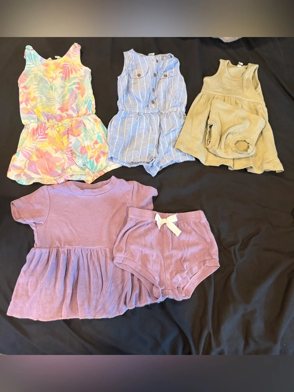 Bundle of baby girl 12-18 month summer clothing - Picture 4 of 11